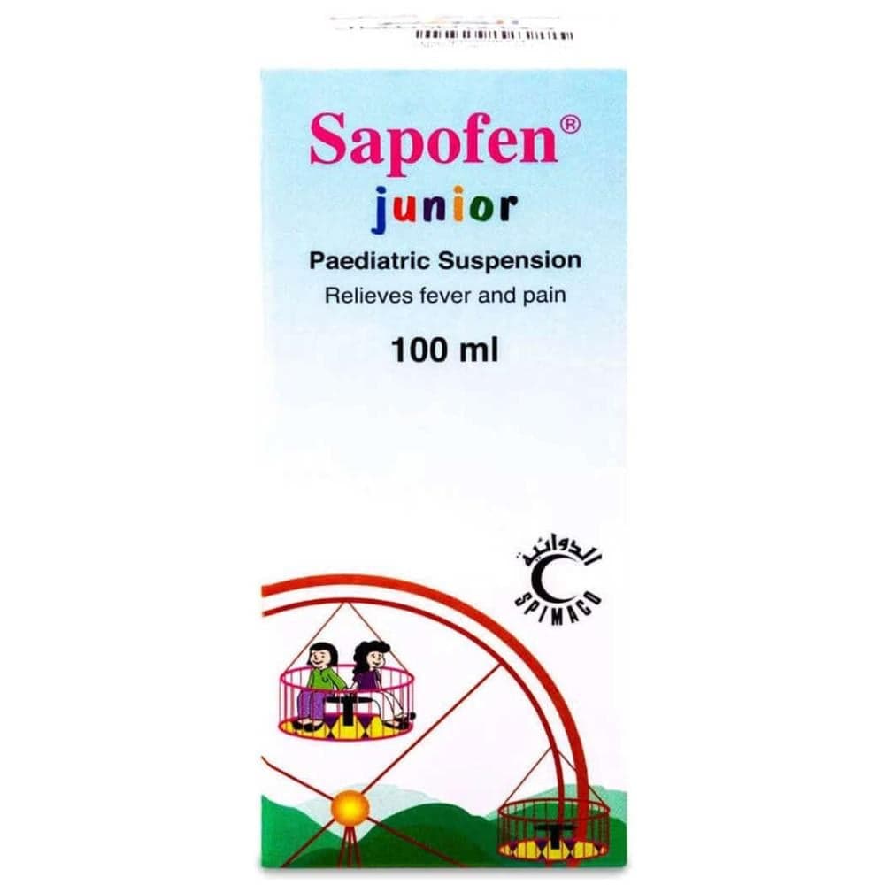Sapofen Junior 100mg-5ml Suspension -145ml
