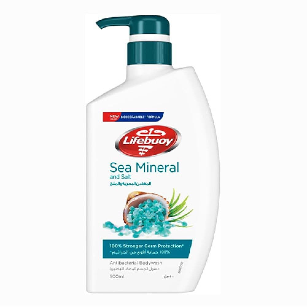 Lifebuoy Sea Mineral and Salt 500ml - Body Wash