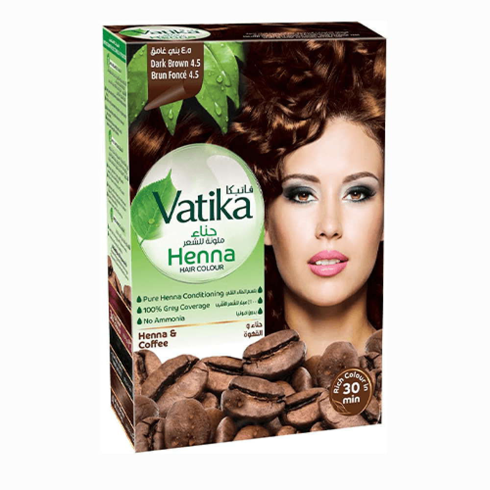 Vatika Henna Dark Brown 4.5 - Hair Colour