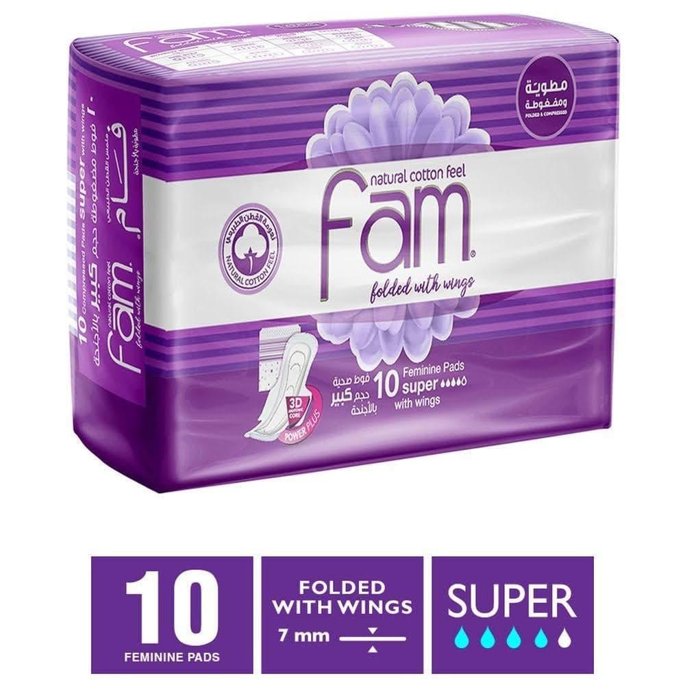 Fam Large Wings 10 pads