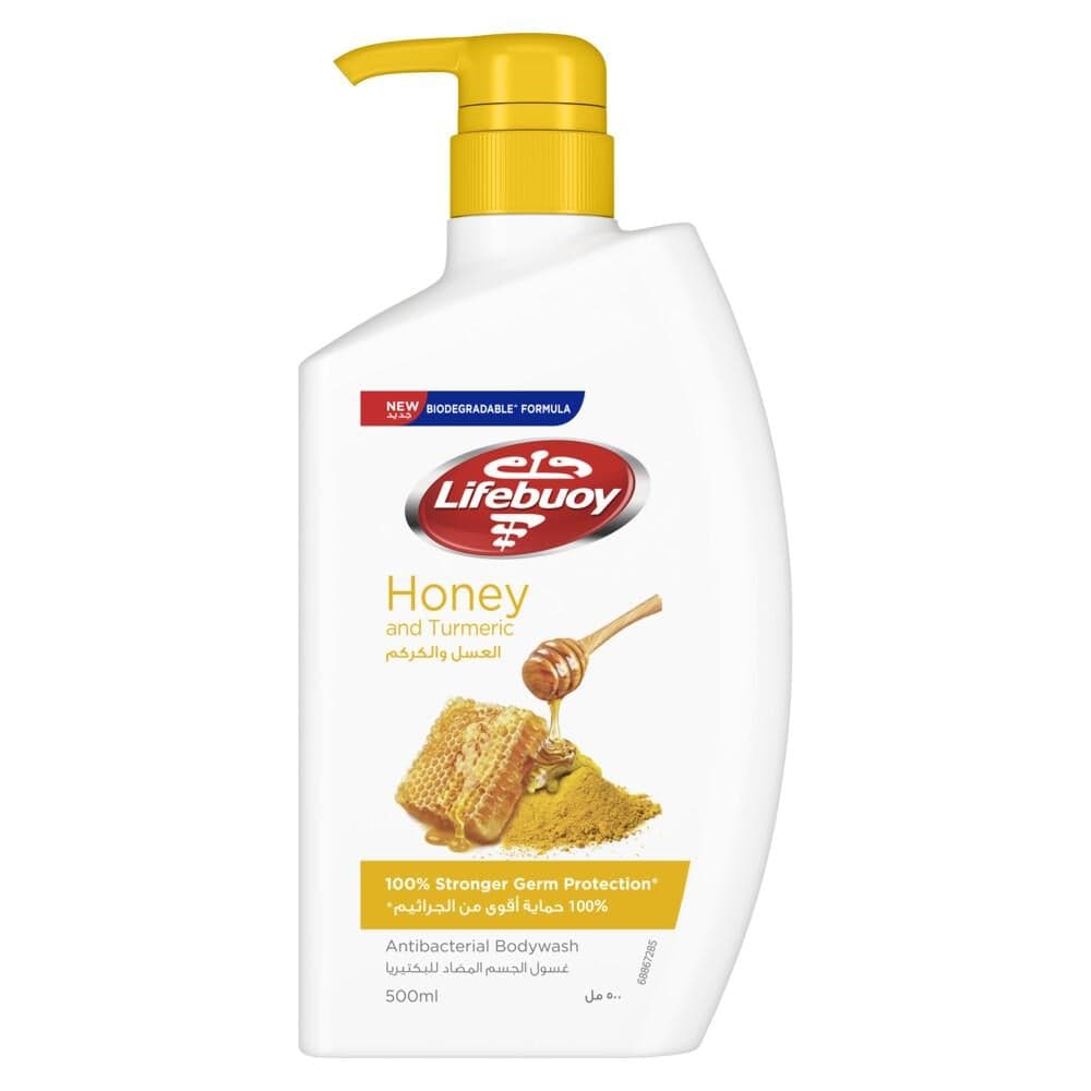 Lifebuoy Honey and Turmeric 500ml - Body Wash