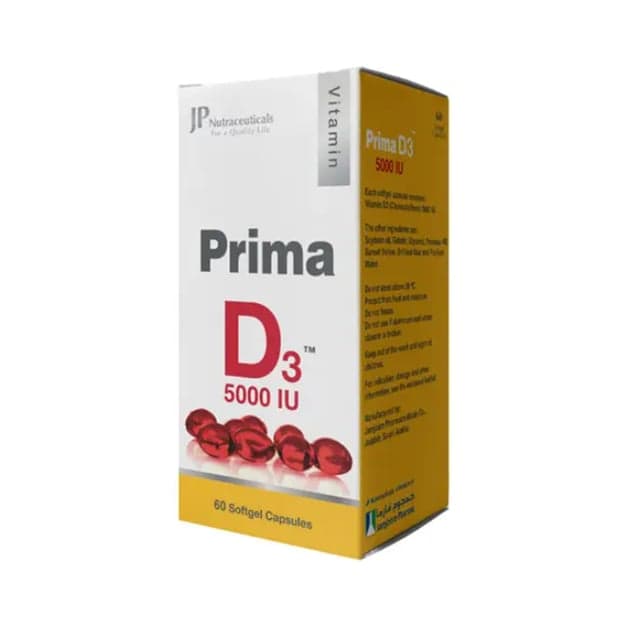 Prima D3 5000 Iu Softgel Capsule -30