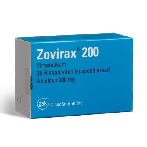 Zovirax 200Mg Tablet 25