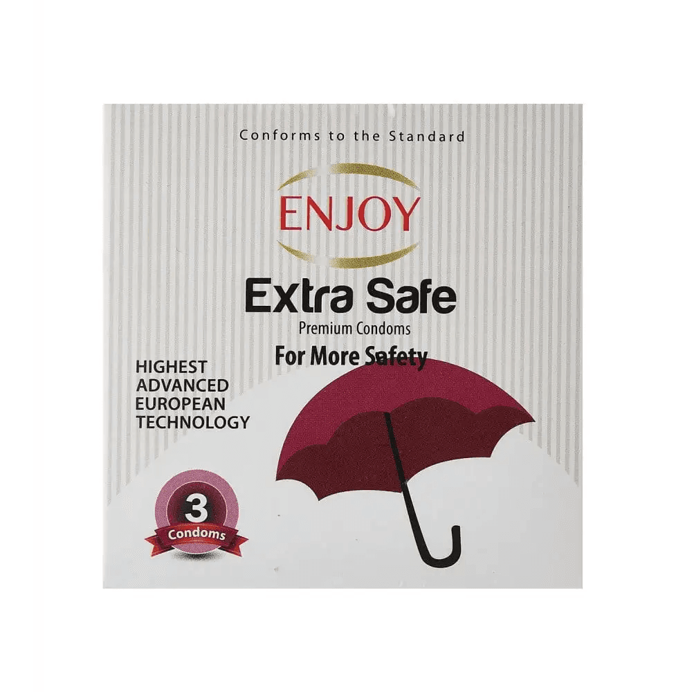Enjoy safer condoms - 3 pack