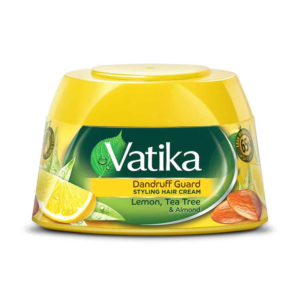 Vatika Dandruff Protection Hair Cream - 140ml lemon