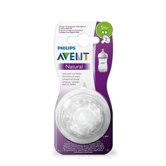 Philips Avent Medium Flow Teat 1M+ (2 pcs)