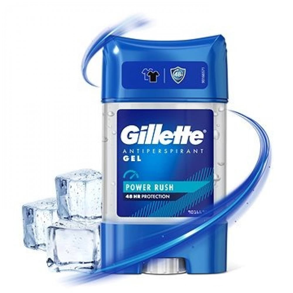 Gillette Power Rush 70ml - Clear Gel