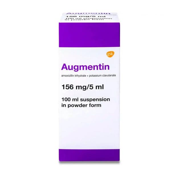 Augmentin 156 Mg-5 Ml Suspension -100ml