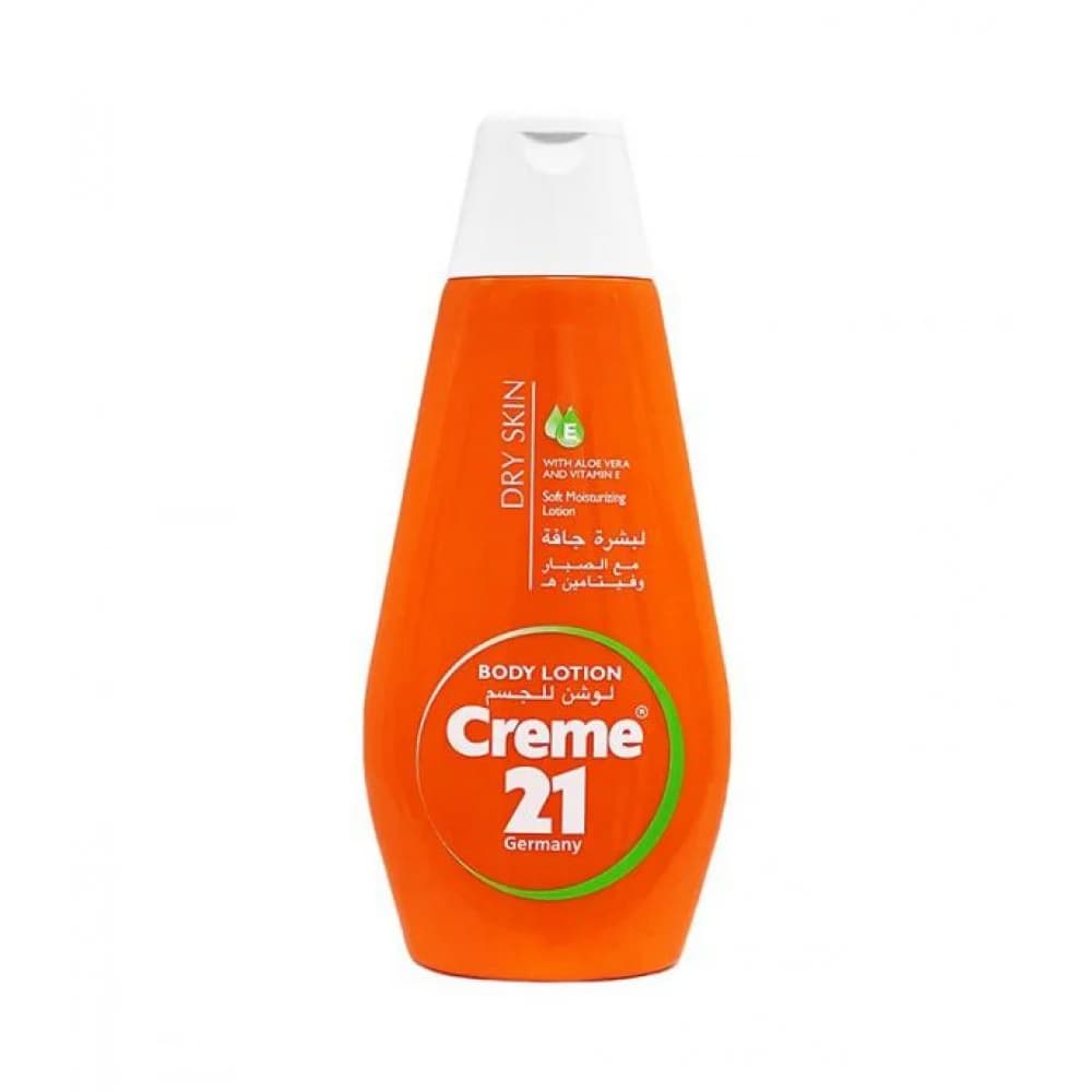 Creme 21 Dry Skin With Aloe and Vitamin E 400ml - Lotion