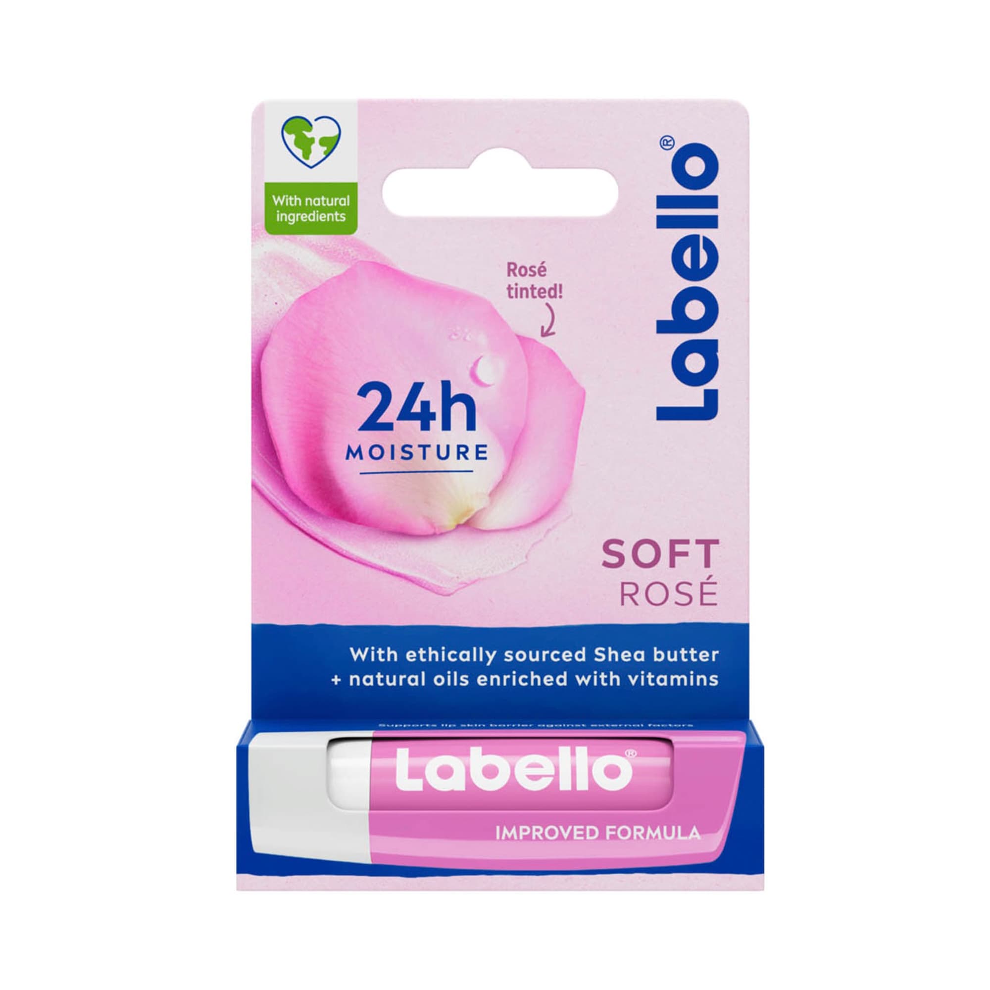 Labello 24H Light Plenum Lip Balm - 4.8g soft rose