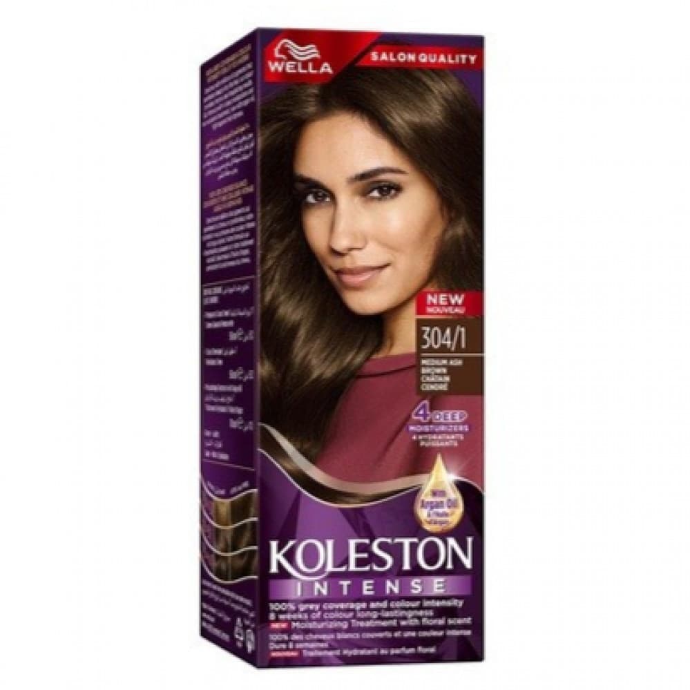 Koleston 2000 Maxi 304-1 Medium Ash Brown - Hair Colour