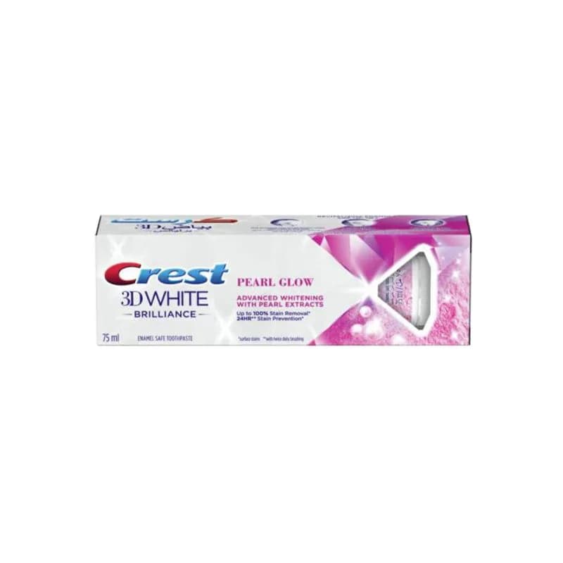 Crest 3D White Brilliance Pearl Glow 75ml - Toothpaste