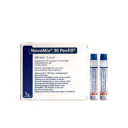 Novomix 30 Pen Fill -5 X 3ml