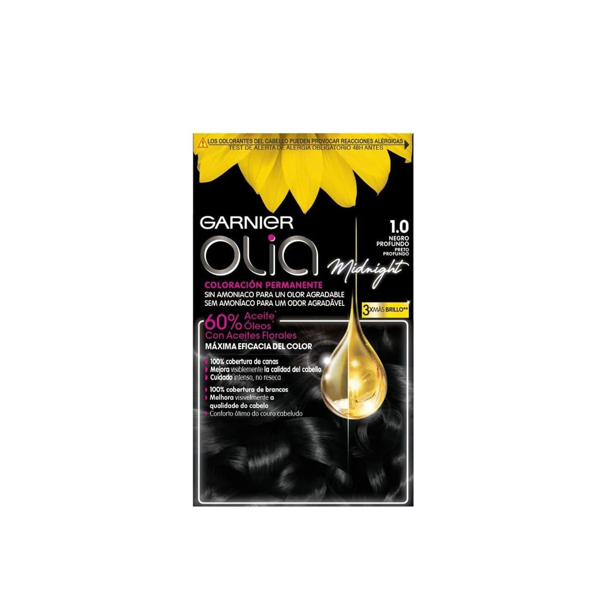 Garnier Olia 1.0 Deep Black Hair Colour